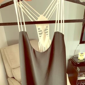 Tank top with detailed back